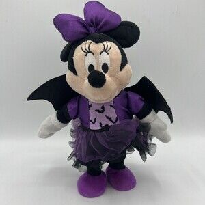 Gemmy Animated MINNIE MOUSE Vampire Bat Dracula Halloween Dancing Disney Waddler